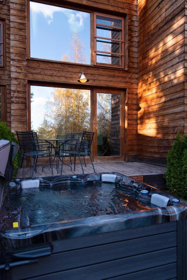 Pinus Villas Lodge With Private Jacuzzi & Phyto-Sauna Retreat Zheleznitsa Dış mekan fotoğraf