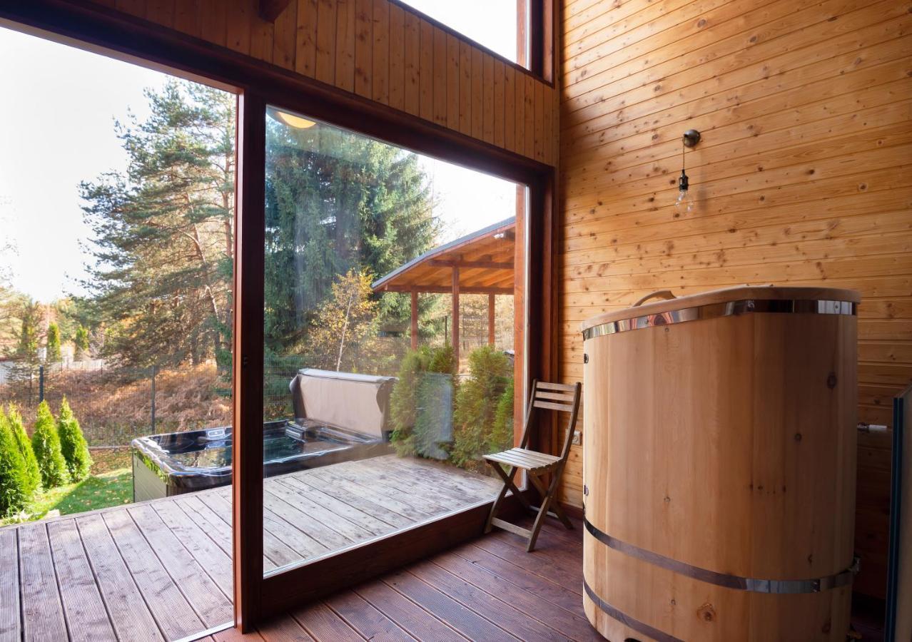 Pinus Villas Lodge With Private Jacuzzi & Phyto-Sauna Retreat Zheleznitsa Dış mekan fotoğraf