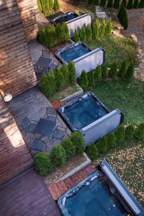 Pinus Villas Lodge With Private Jacuzzi & Phyto-Sauna Retreat Zheleznitsa Dış mekan fotoğraf