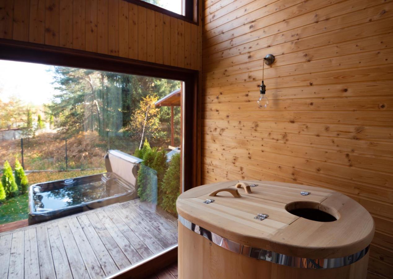 Pinus Villas Lodge With Private Jacuzzi & Phyto-Sauna Retreat Zheleznitsa Dış mekan fotoğraf