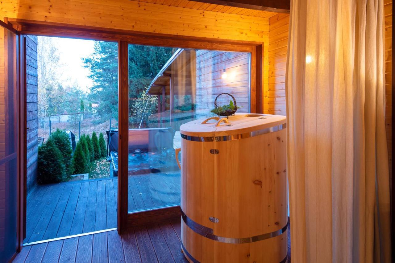 Pinus Villas Lodge With Private Jacuzzi & Phyto-Sauna Retreat Zheleznitsa Dış mekan fotoğraf